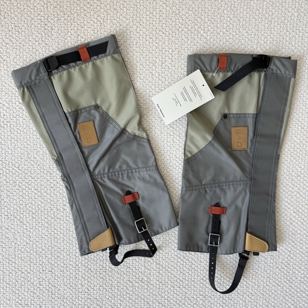 Outdoor Research x Dovetail Womens Waterproof Gaiters Large Grey NEW